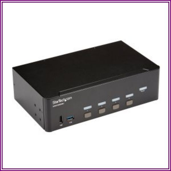 StarTech.com THIS 4 PORT 4K HDMI KVM WITH DUAL MONIT (SV431DHD4KU) from Tiger Direct