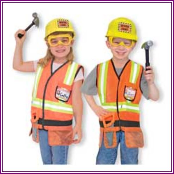Melissa & Doug Kids Construction Worker Outfit from AreYouGame.com