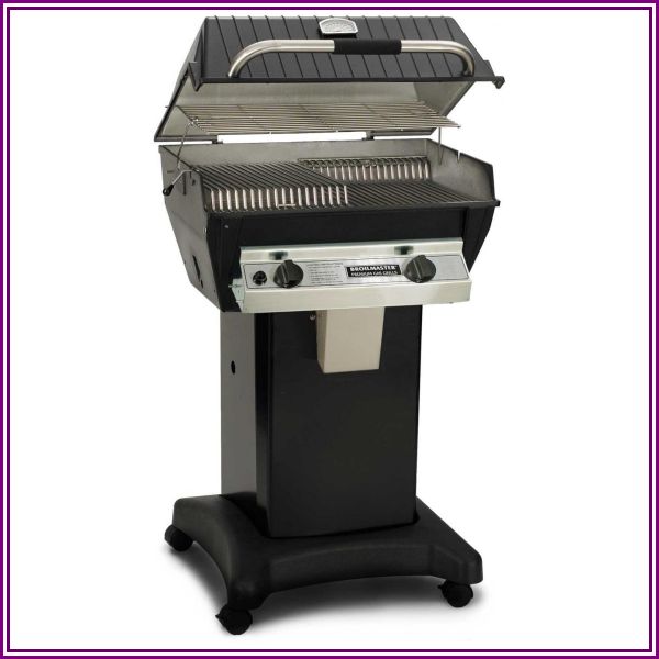 Broilmaster R3B Infrared Combination Propane Gas Grill On Black Cart - R3B + DCB-1 from BBQGuys.com