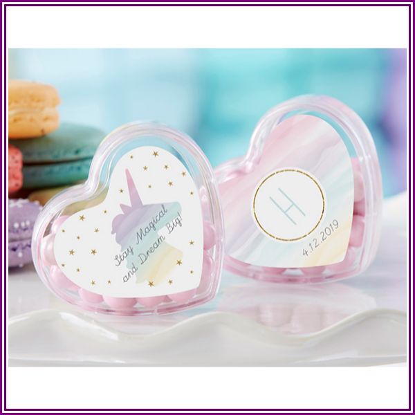 Personalized Enchanted Party Heart Favor Container (Set of 12) from Kate Aspen & Baby Aspen