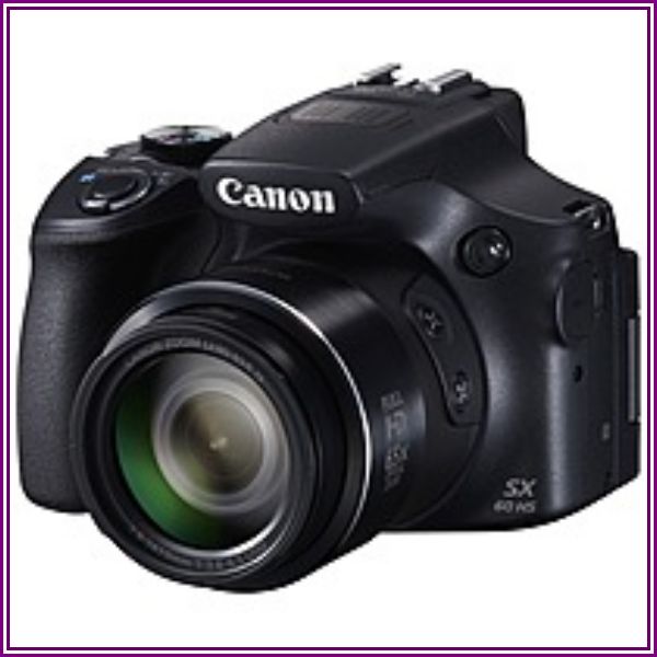 Canon PowerShot SX60 HS 16.1 Megapixel Bridge Camera - Black from Tech For Less