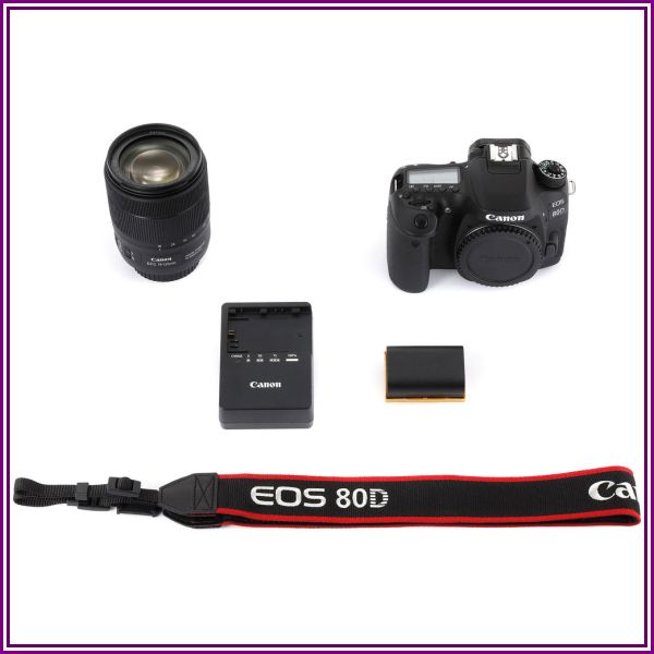 Canon EOS 80D - Digital camera - SLR - 24.2 MP - APS-C - 1080p / 60 fp from DataVision