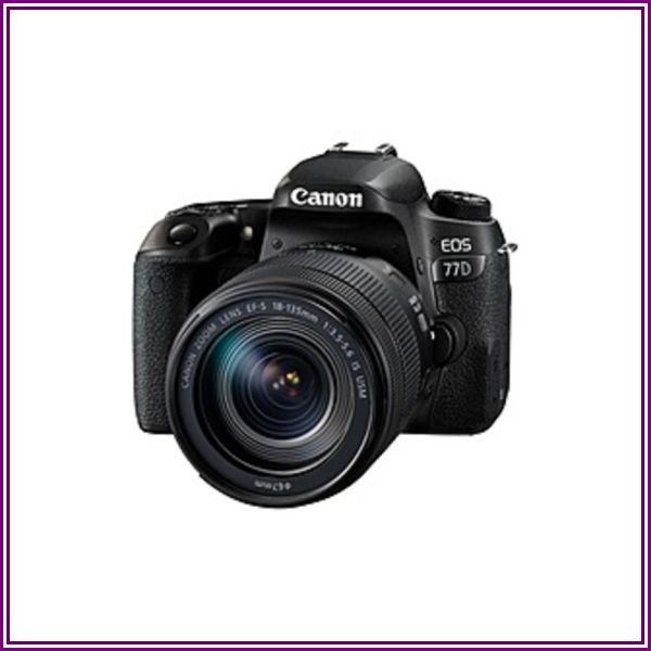 Canon EOS 77D with EF-S 18-135mm f/3.5-5.6 IS USM Kit from Tech For Less