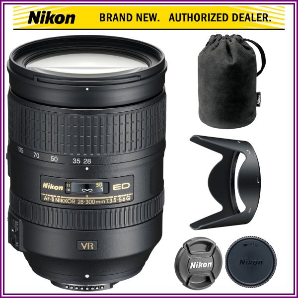 Nikon AF-S NIKKOR 28-300mm f/3.5-5.6G ED VR Lens from Beach Trading Co. (BeachCamera.com, BuyDig.com)