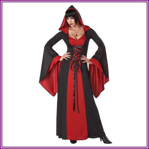 Women's Deluxe Hooded Robe Costume from Fun.com