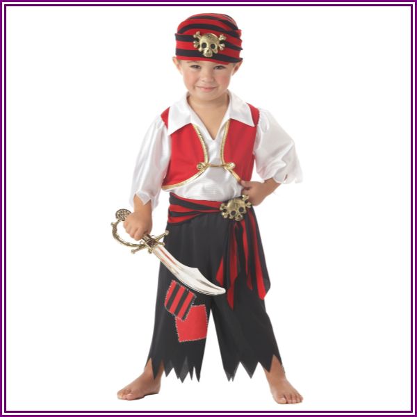 Ahoy Matey Pirate Costume for Toddlers from HalloweenCostumes.com