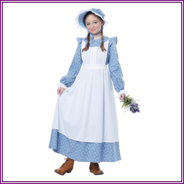 Pioneer Girl Costume for Kids | Historical Costume from HalloweenCostumes.com