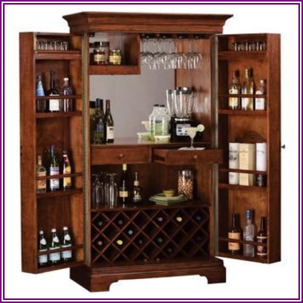 Howard Miller Barossa Valley Wine & Bar Cabinet from The Wine Enthusiast - Wine Cellars, Wine Accessories & More.
