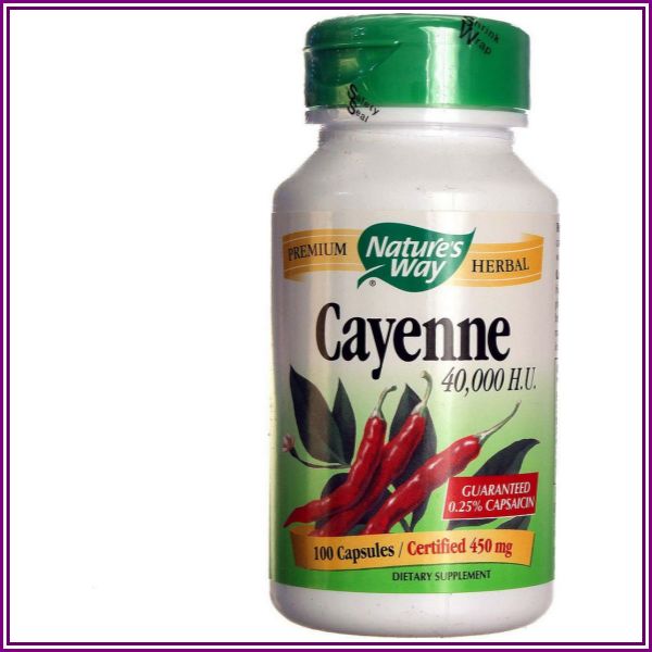 Cayenne Pepper 100 Caps by Nature's Way from A1Supplements.com