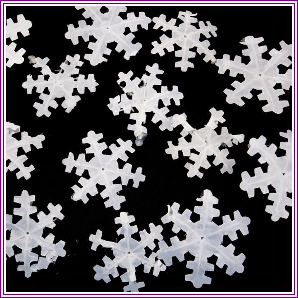 Winter White Snowflakes from Century Novelty