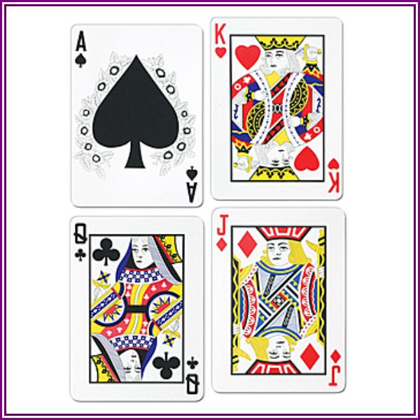 Playing Card Cutouts from Shindigz