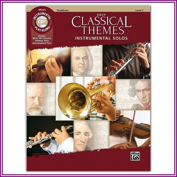 Alfred Easy Classical Themes Instrumental Solos Trombone Book & Cd Level 1 from Guitar Center