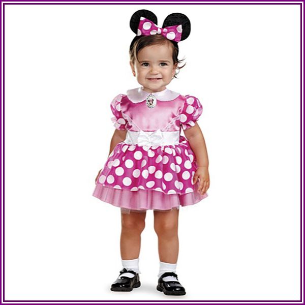 Infant Pink Minnie Mouse Costume from HalloweenCostumes.com