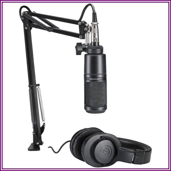 Audio Technica AT2020 Podcast Studio Mic Pack from zZounds