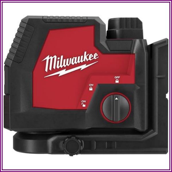 Milwaukee USB Rechargeable Green Cross Line & Plumb Points Laser - By International Tool from International Tool