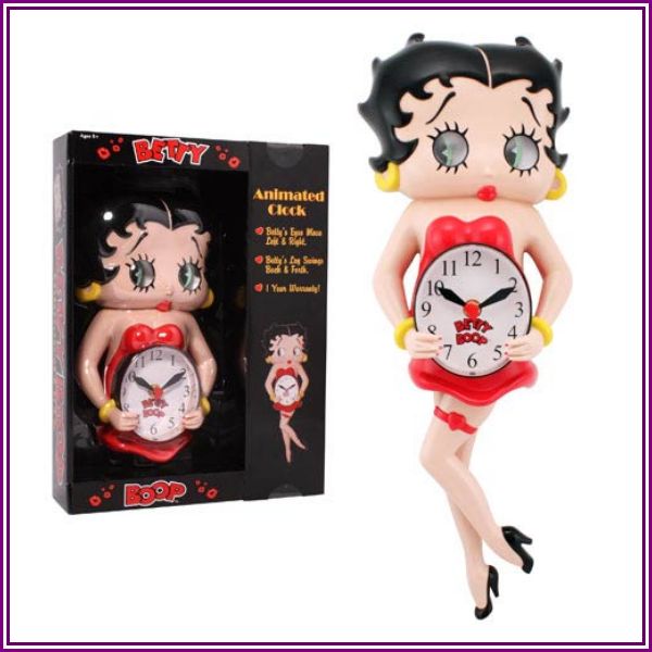 Betty Boop Animated Clock from Entertainment Earth