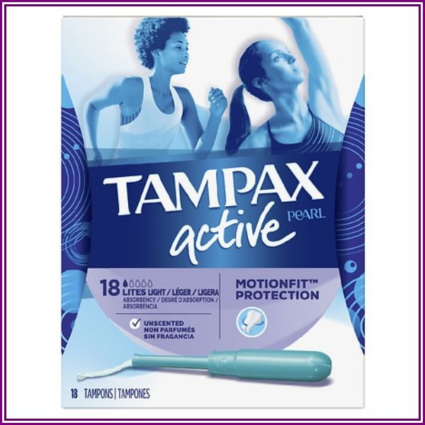 Tampax Pearl Lites Tampons Unscented - 18 ea from Walgreens