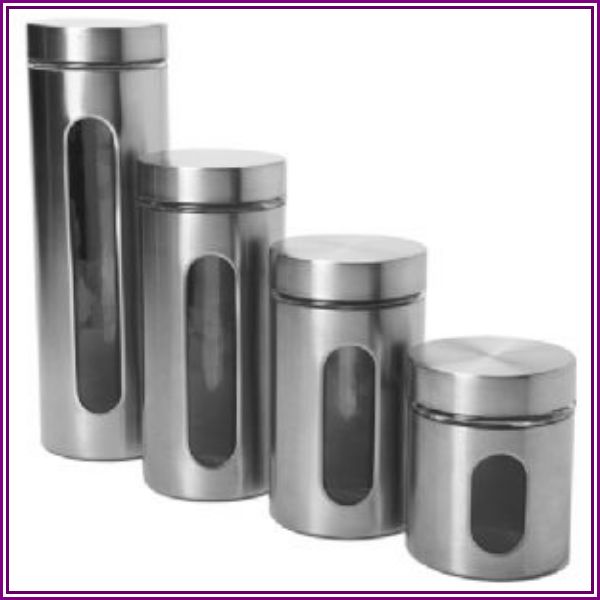 Anchor 4 Pc. Palladian Brushed S/S Window Cylinder from Tiger Direct