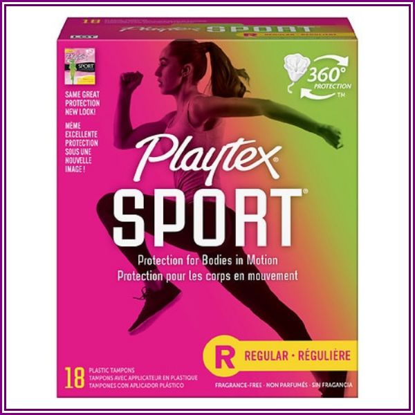 Playtex Sport Tampons Unscented, Regular - 18.0 ea from Walgreens