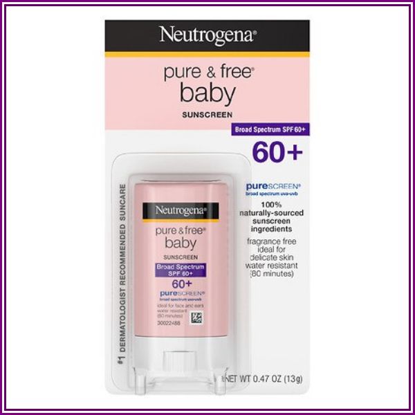 Neutrogena Pure & Free Baby Sunscreen Stick SPF 60+ 0.47 oz from Walgreens