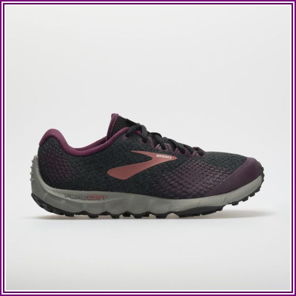 Brooks PureGrit 7 (Black/Purple/Grey) Women's Running Shoes from Holabird Sports