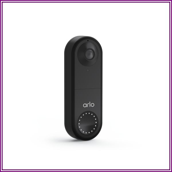Arlo Wired Video Doorbell - Black from Arlo