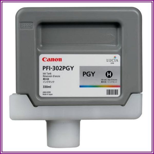 Canon PFI-302PGY ink from 4inkjets