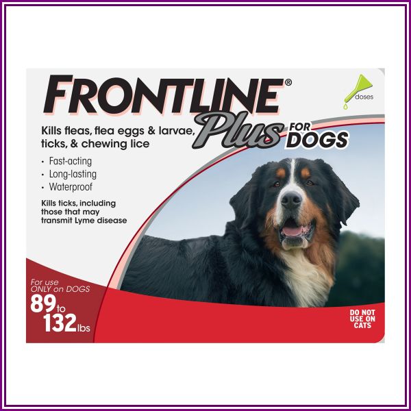 Frontline Plus Extra Large Dogs Over 89 Lbs Red 6 Doses from Budget Pet Care