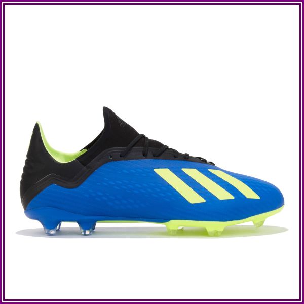 "Chaussures de football adidas X 18.2 Firm Ground - Bleu" from Real Madrid Shop