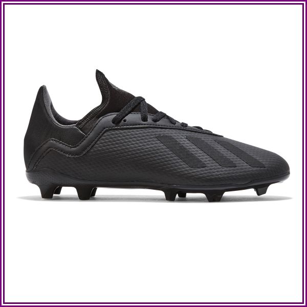 "adidas X 18.3 Firm Ground Football Boots - Black - Kids" from Real Madrid Shop