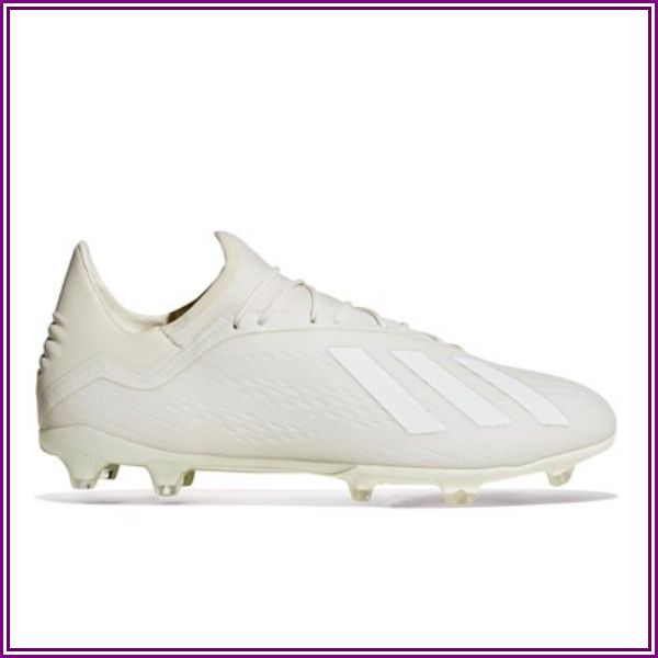 "adidas X 18.2 Firm Ground Football Boots - White" from Real Madrid Shop