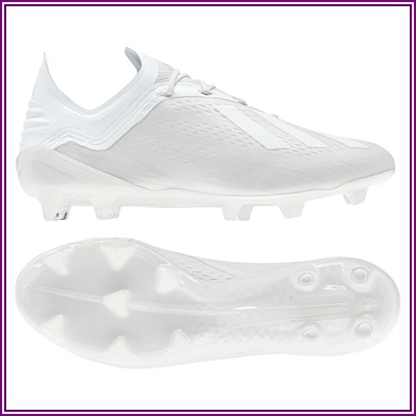 "adidas X 18.1 Firm Ground Football Boots - White" from Manchester United Direct
