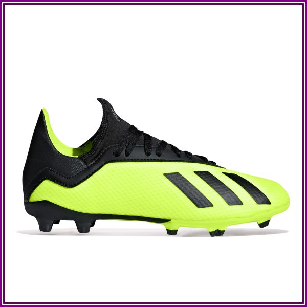 "adidas X 18.3 Firm Ground Football Boots - Yellow - Kids" from Real Madrid Shop