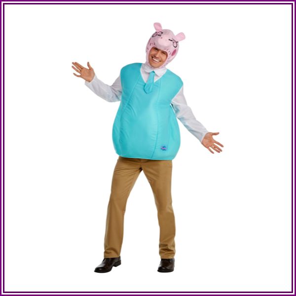 Peppa Pig - Daddy Pig Classic Adult Costume from HalloweenCostumes.com
