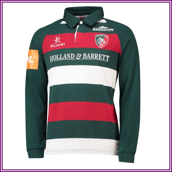 "Leicester Tigers Home Classic Jersey Long Sleeve 2018/19 - Mens" from England Rugby Store