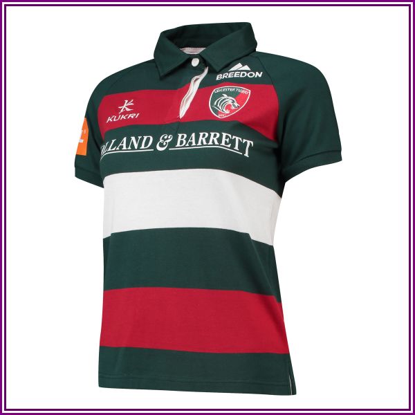"Leicester Tigers Home Classic Jersey Short Sleeve 2018/19 - Womens" from England Rugby Store
