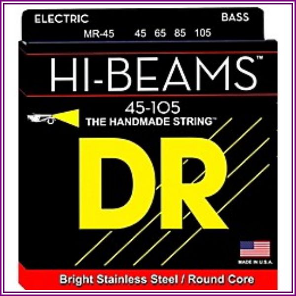 Dr Strings Hi Beams Medium 4 String Bass Strings from Woodwind & Brasswind