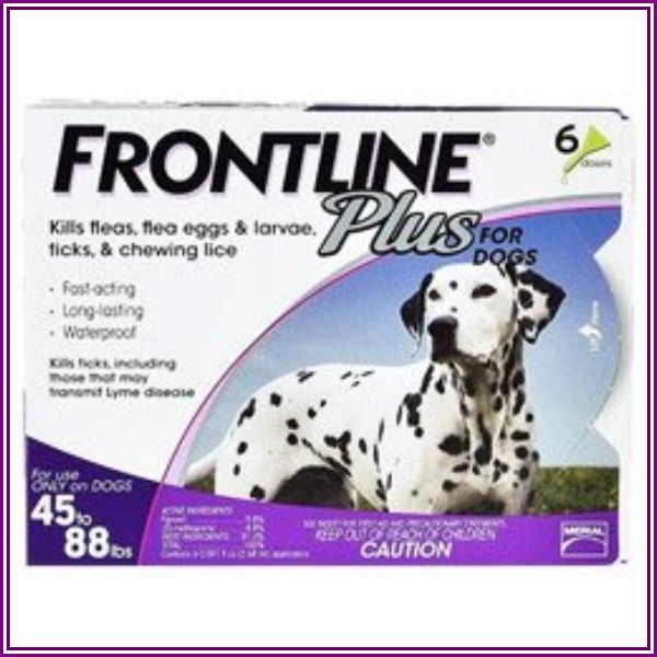 Frontline Plus Large Dogs 45-88 Lbs Purple 6 Doses from Budget Pet Care