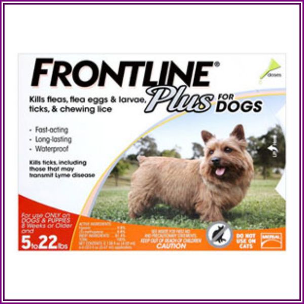 Frontline Plus Small Dogs 0-22 Lbs (Orange) 12 Doses from Pet Care Supplies