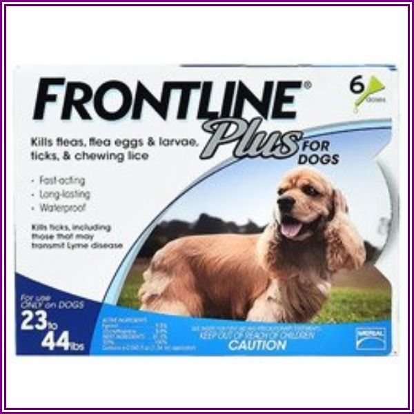 Frontline Plus Medium Dogs 23-44 Lbs Blue 6 Doses from Canada Pet Care