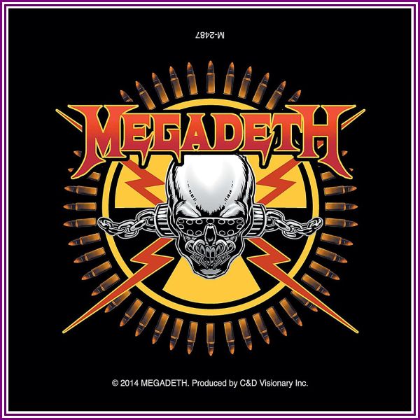C&D Visionary Megadeth Magnet - Skull & Bullets from Guitar Center