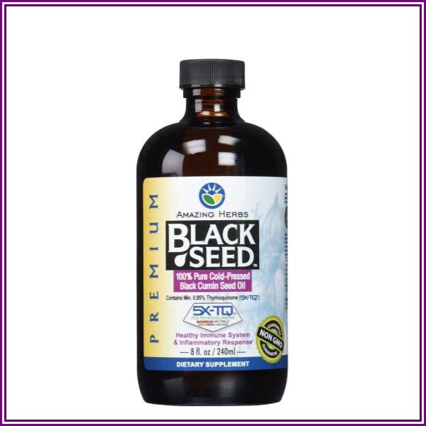 Black Seed Oil 8 Oz by Amazing Herbs from Botanic Choice