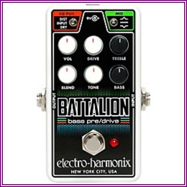Electro Harmonix Battalion Nano Bass Preamp OD from Woodwind & Brasswind