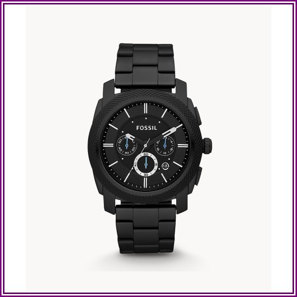Machine Chronograph Black Stainless Steel Watch from Watch Station