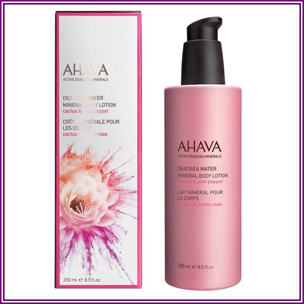 AHAVA Mineral Botanic Body Lotion Cactus & Pink Pepper from BeautifiedYou.com