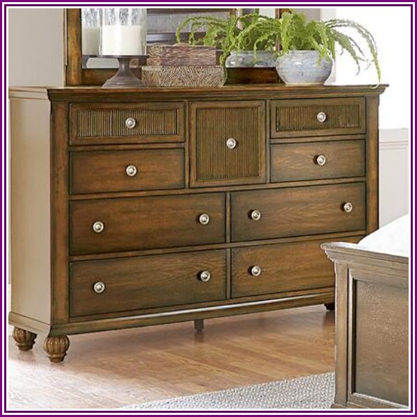 Cotswold Grove P111-23 59" Drawer Dresser in Root from AppliancesConnection.com