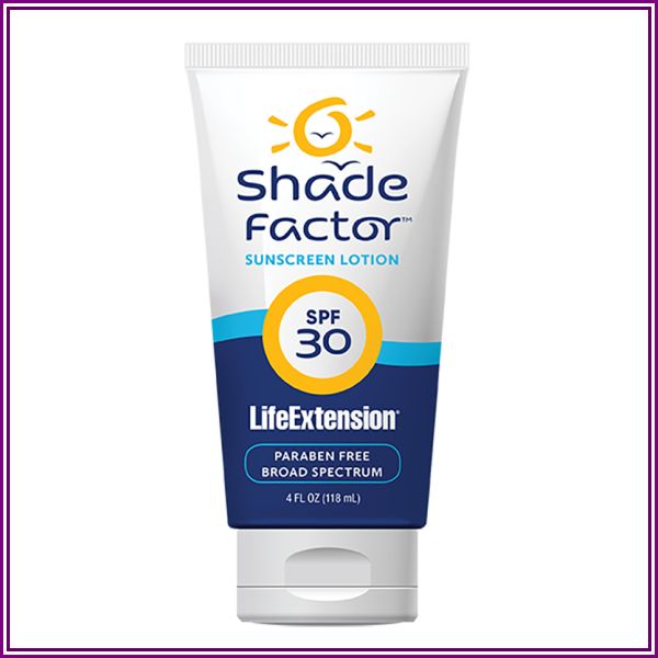 Shade Factor Sunscreen Lotion SPF 30, 118 ml from Life Extension Europe