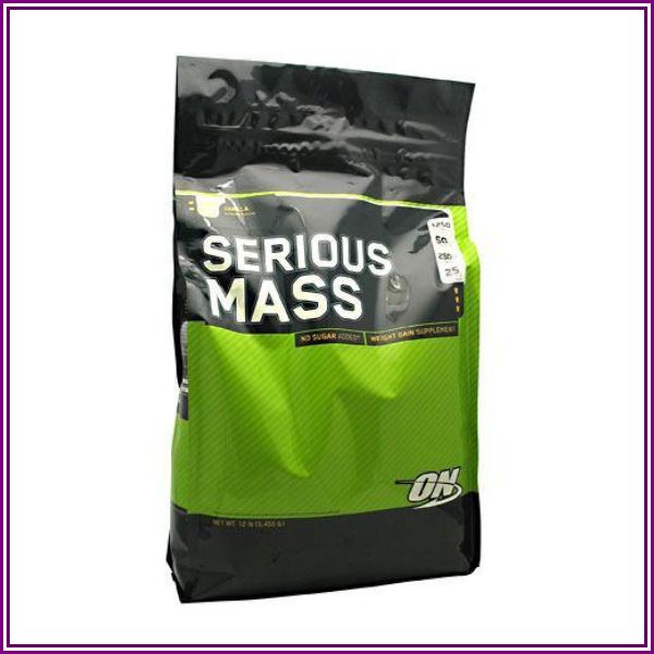 Optimum Nutrition Serious Mass - 12lbs Vanilla from Herbspro.com