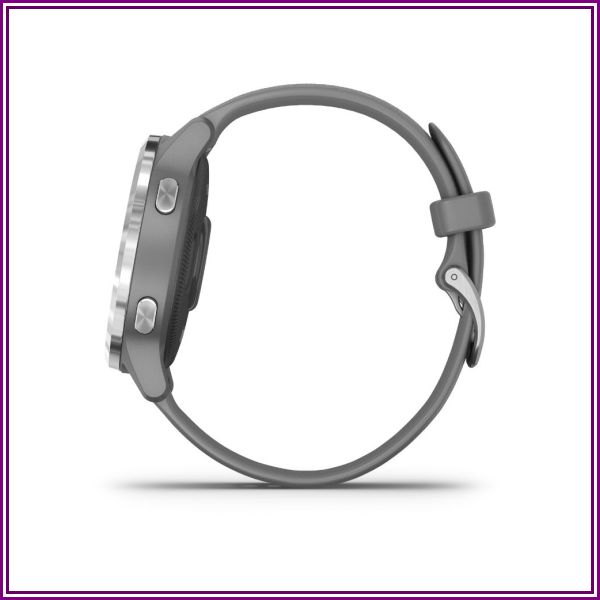 Garmin vivoactive 4S Smartwatch - (Powder Gray/Stainless) from Beach Trading Co. (BeachCamera.com, BuyDig.com)