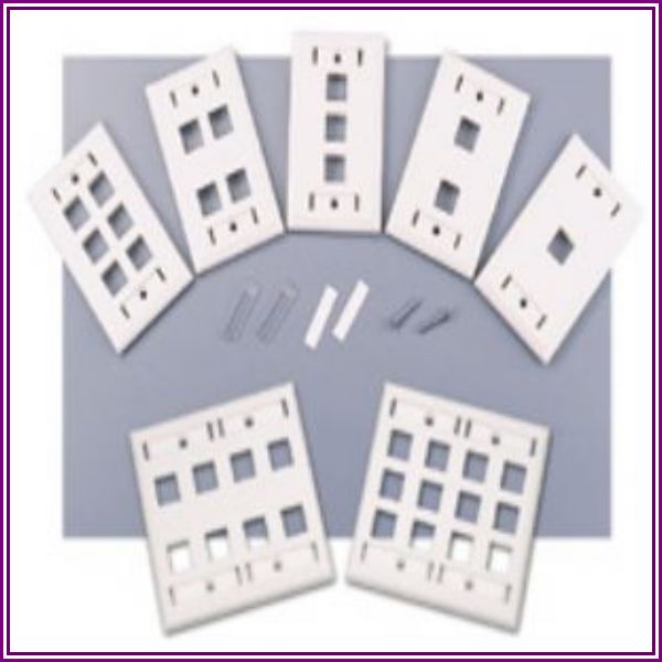 Cables To Go 03411 2-PORT MULTIMEDIA KEYSTONE WALL PLATE - WHITE from Tiger Direct